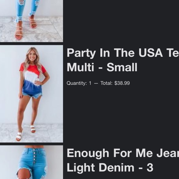 “Party in the USA” ShopHopes Tee - Picture 4 of 5